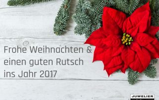 Juwelier Böhm in Brühl wünscht frohe Weihnachten und einen guten Rutsch