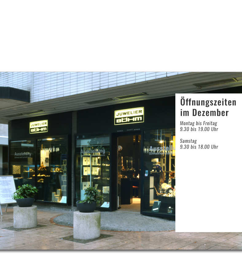 Erweiterte Öffnungszeiten im Dezember
