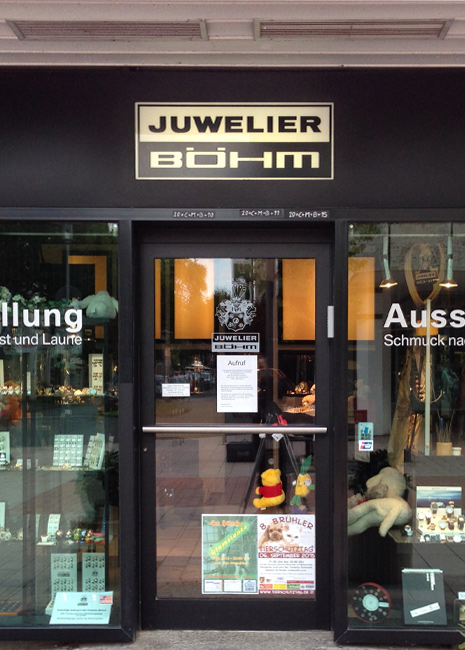 Juweliergeschäft Juwelier Böhm in Brühl